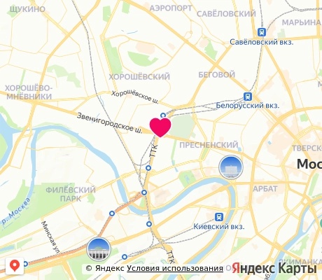 На карте