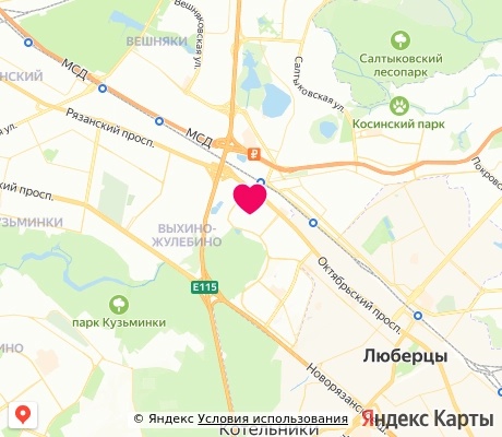 На карте