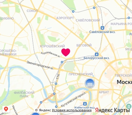На карте