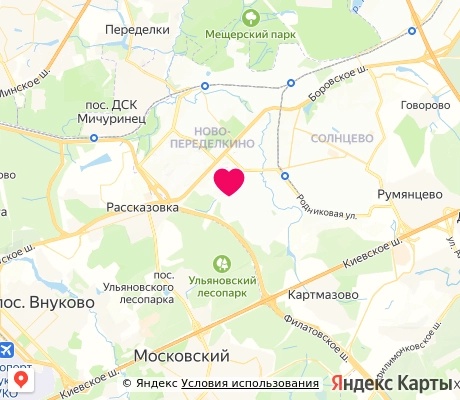 На карте