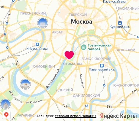 На карте
