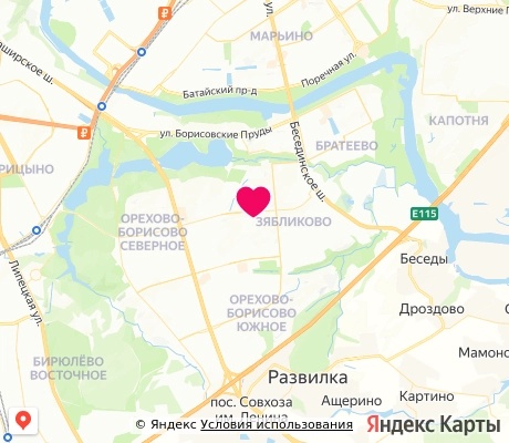 На карте