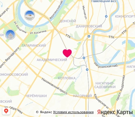 На карте