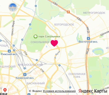 На карте