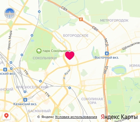На карте