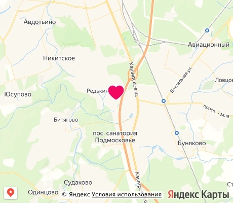 На карте