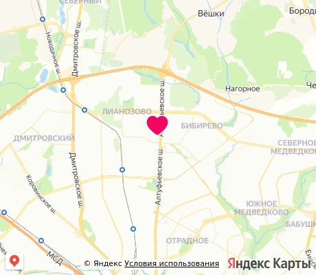 На карте