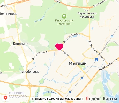 На карте