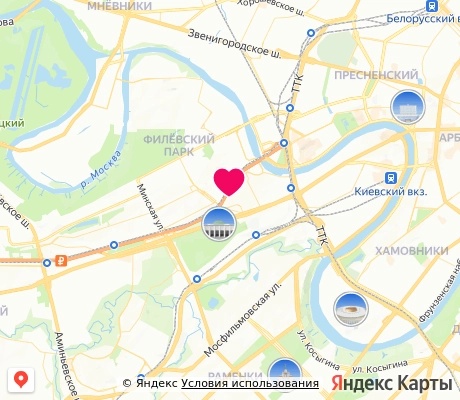 На карте