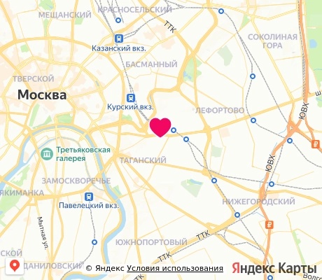 На карте