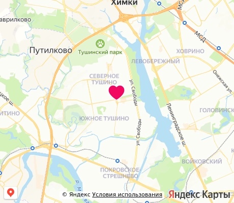 На карте