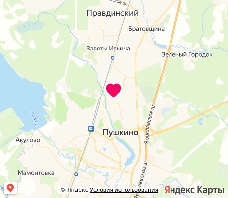 На карте