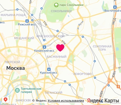 На карте