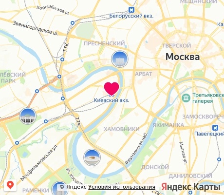На карте