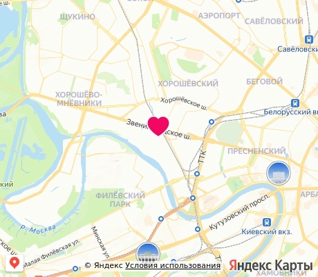 На карте