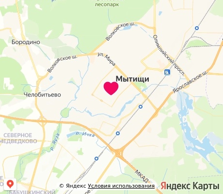 На карте