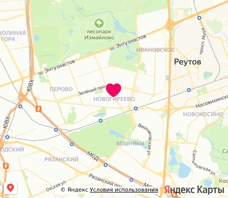 На карте