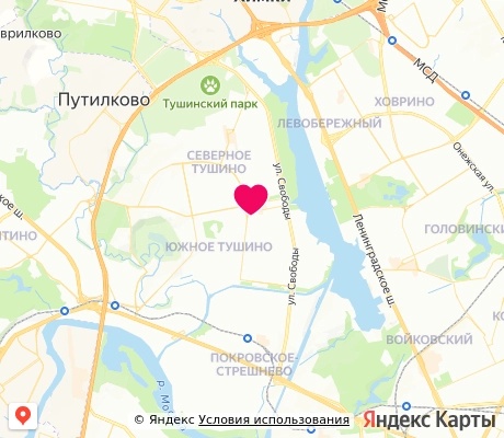 На карте