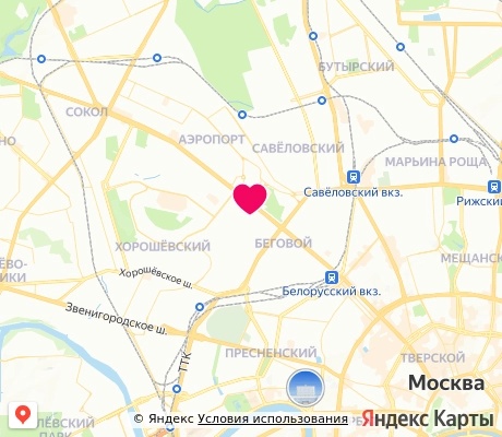 На карте