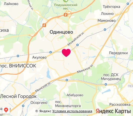 На карте