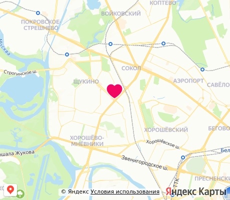 На карте