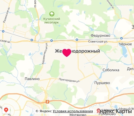 На карте