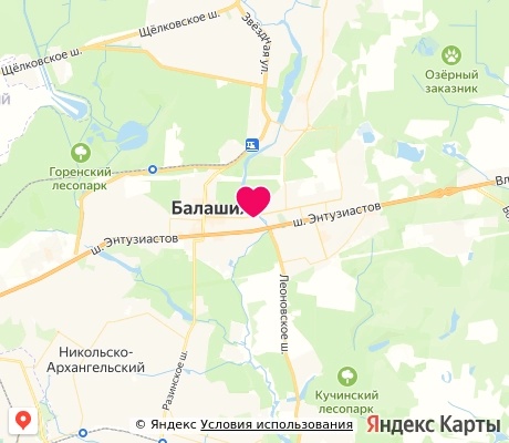 На карте