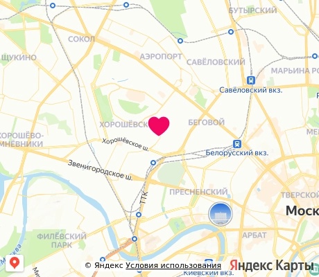 На карте