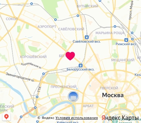 На карте
