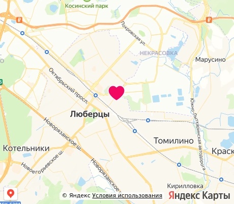 На карте