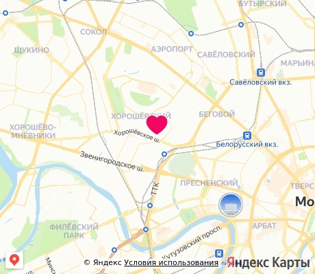 На карте