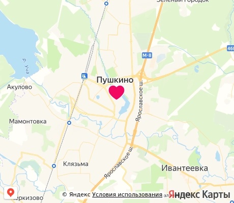 На карте