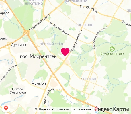 На карте