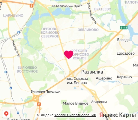 На карте