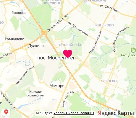 На карте