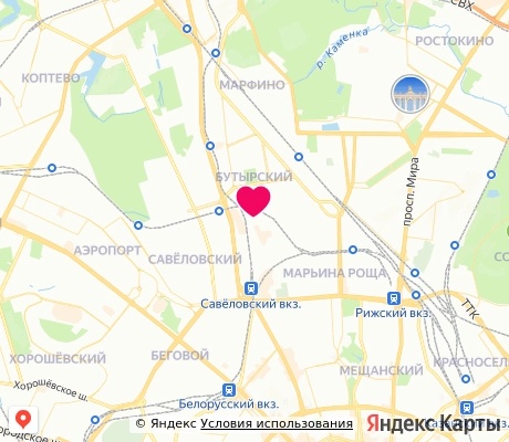 На карте