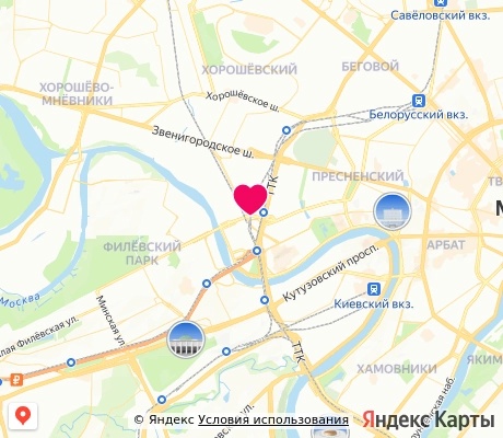 На карте
