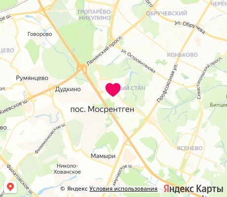 На карте