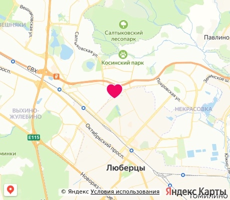 На карте