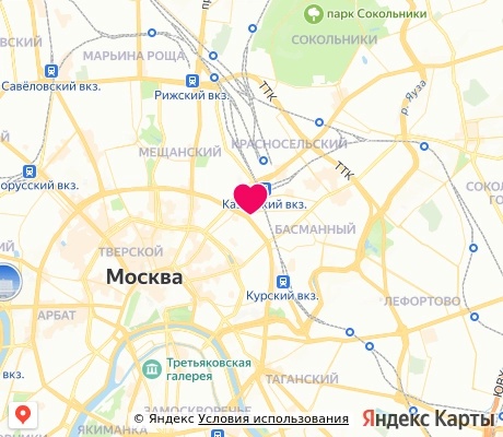 На карте