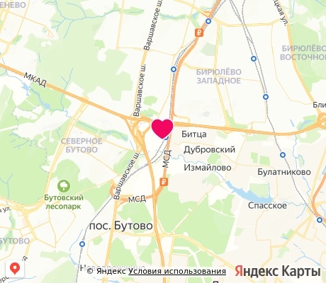 На карте