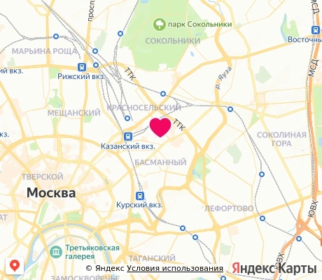 На карте