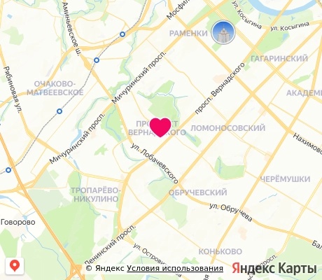 На карте