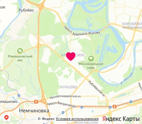 На карте