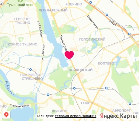 На карте