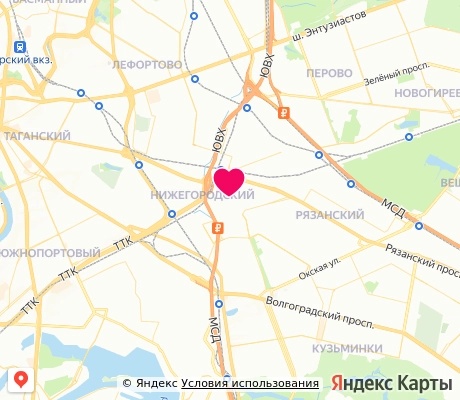 На карте