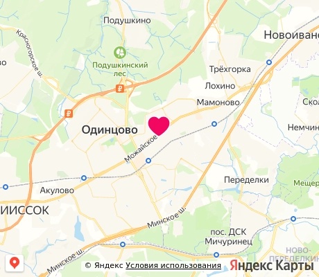 На карте