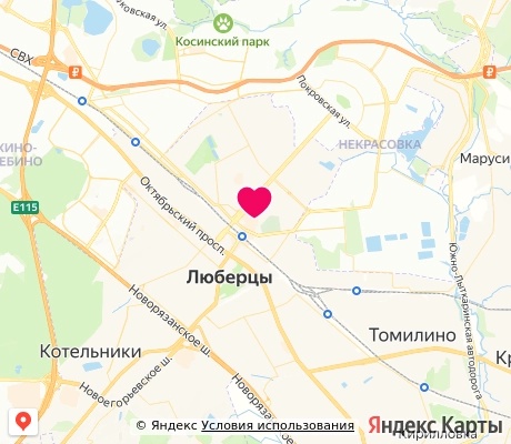 На карте