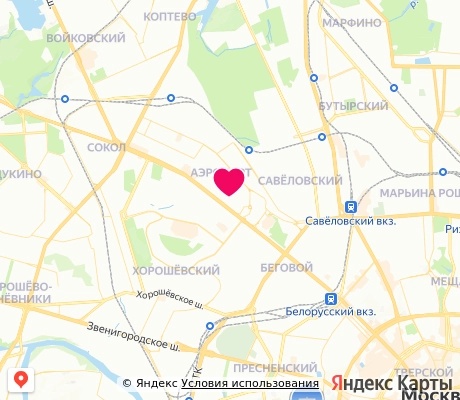 На карте