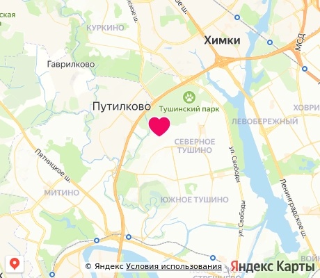 На карте